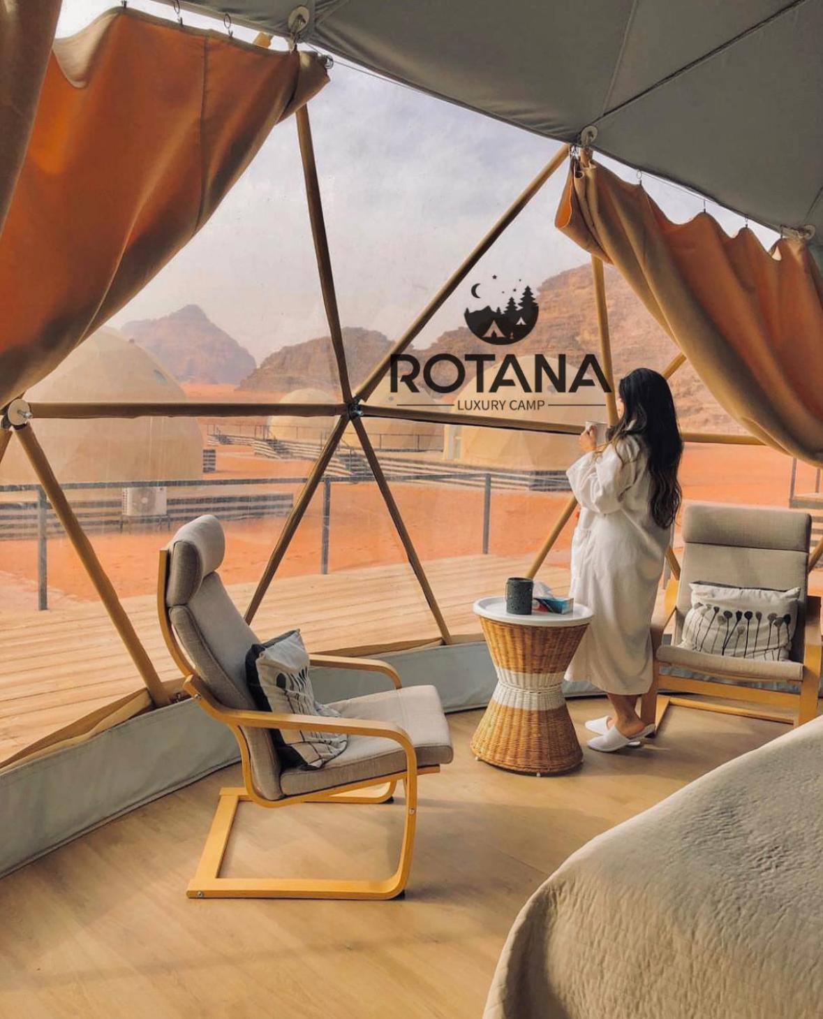 Rotana Luxury Camp Hotel Wadi Rum Bagian luar foto