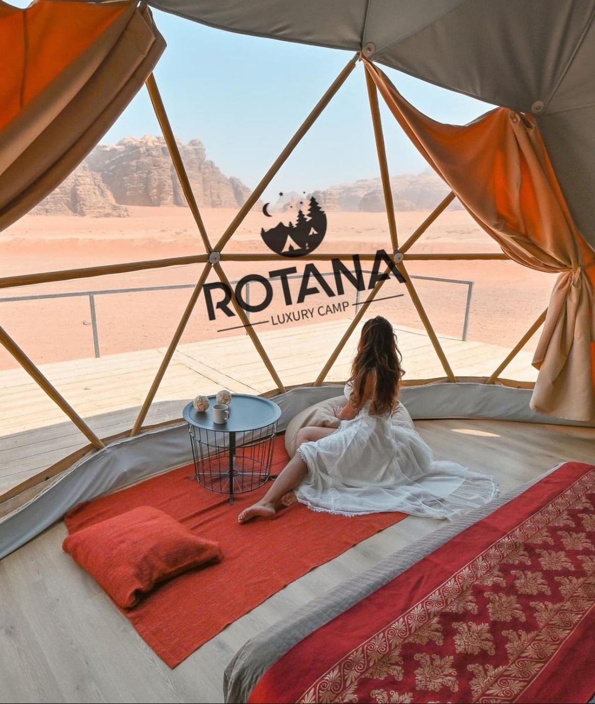Rotana Luxury Camp Hotel Wadi Rum Bagian luar foto